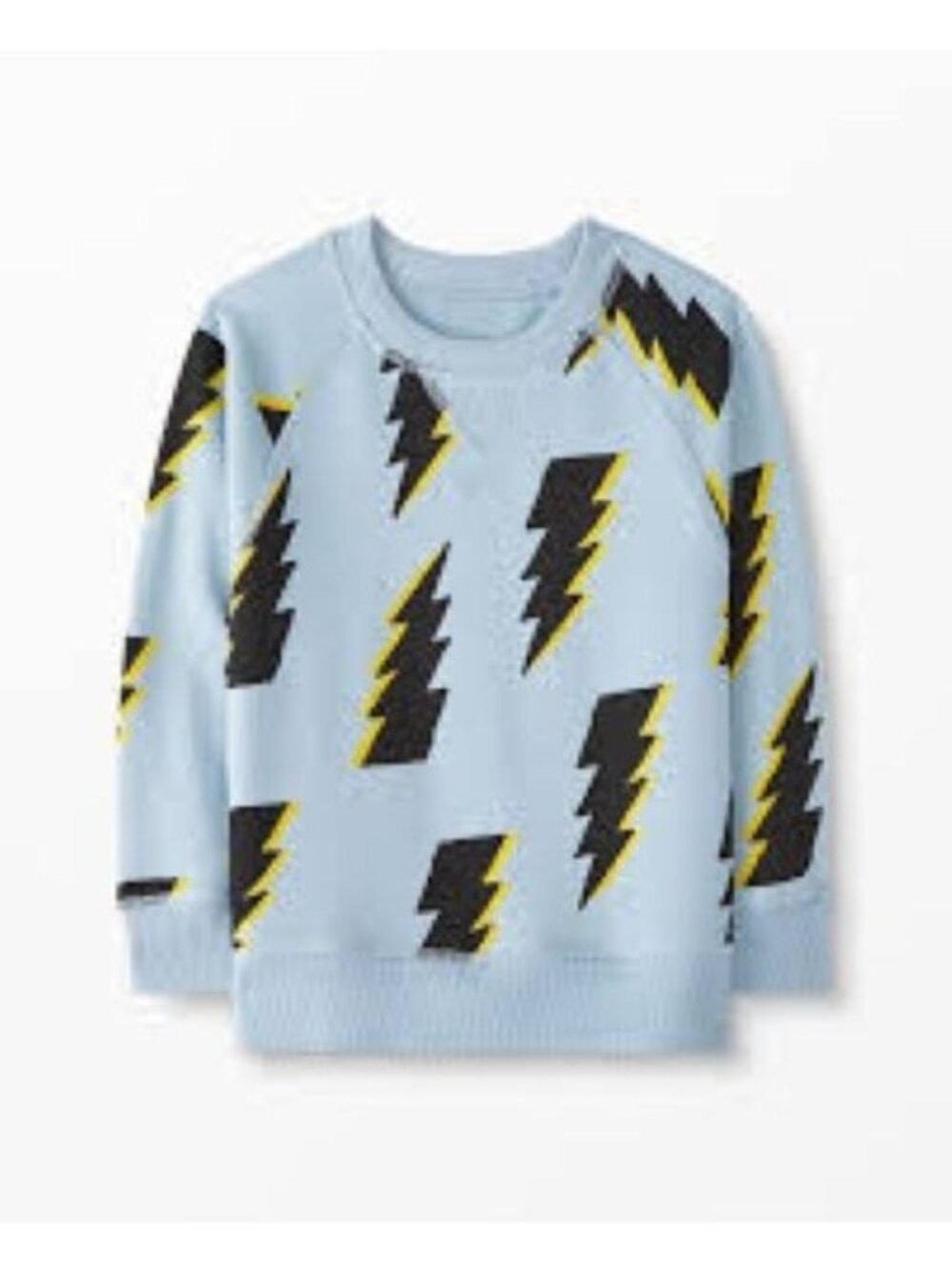 Hanna Andersson Voltage Blue French Terry Cotton Sweatshirt Unisex 150cm size 12